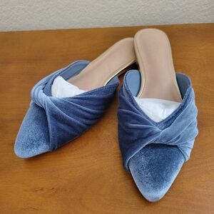 Loft Velour Twist Mules